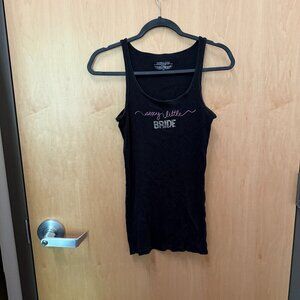Victoria’s Secret Sexy Little Bride Tank Top Black L
